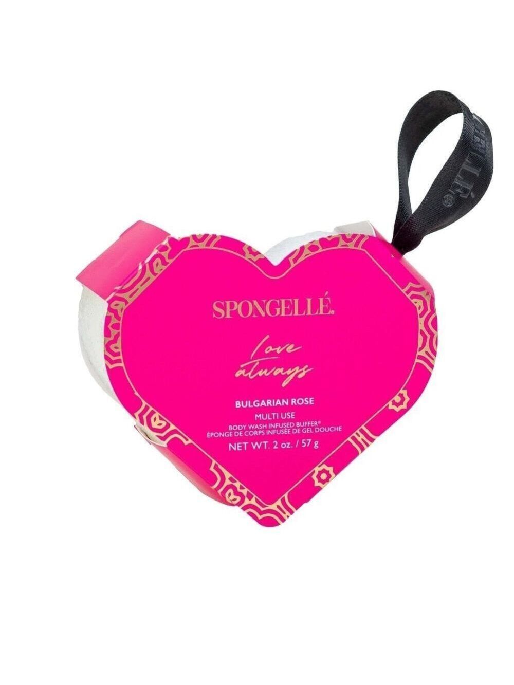 SPONGELLE
Love Always Heart-Shaped Buffer - Bulgarian Rose